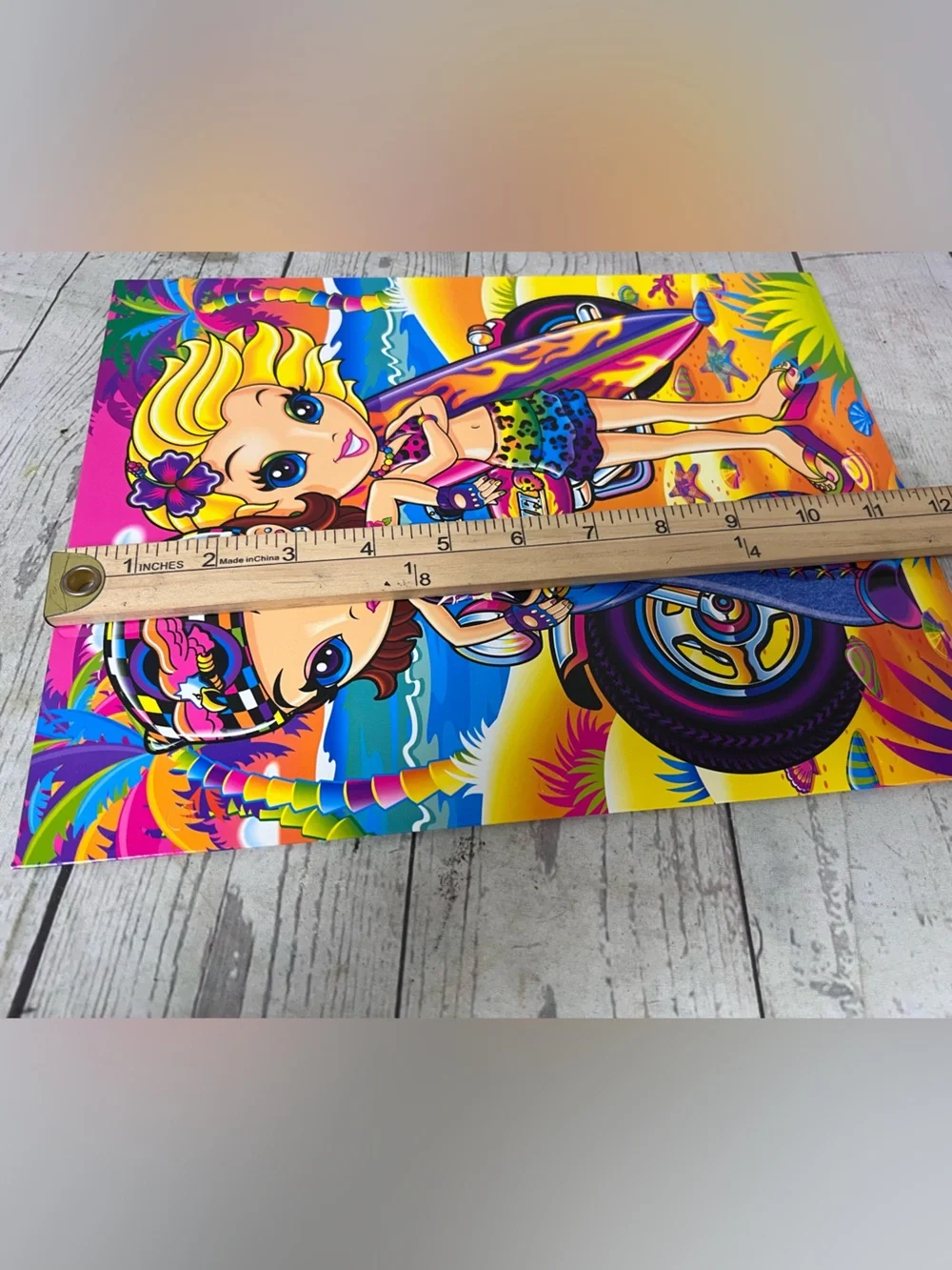 Vintage Lisa Frank Best Budz Brooklyn Cassie Board Bike Pocket Folder 05-06 Y2K
